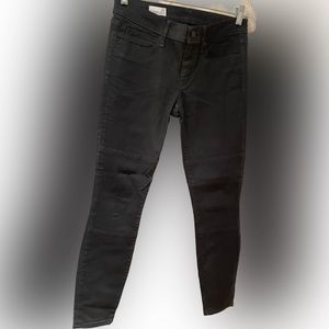 Gap coated black legging jeans